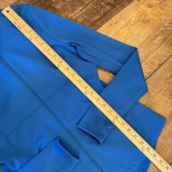 Sweaty Betty Women's Power Boost Workout Zip Up Oxford Blue Size M - Picture 5 of 10